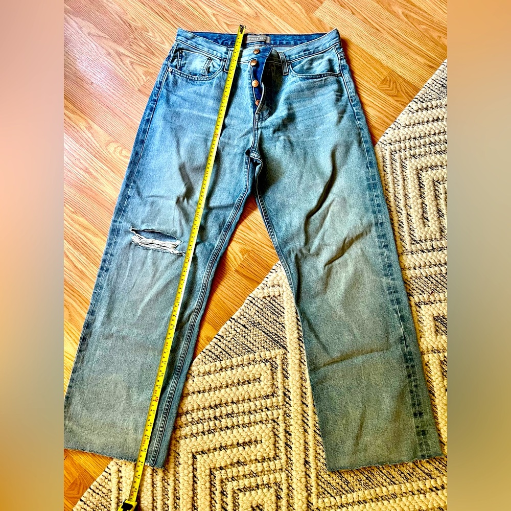 Jcrew Point Sir destructed jeans sz 29
